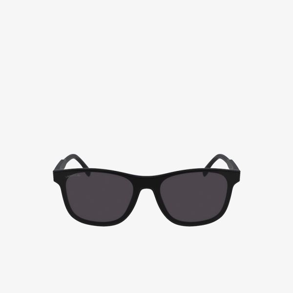 Lacoste Shield Plastic L.12.12 Sunglasses - Brýle Pánské Černé | CZ-DHSp5e